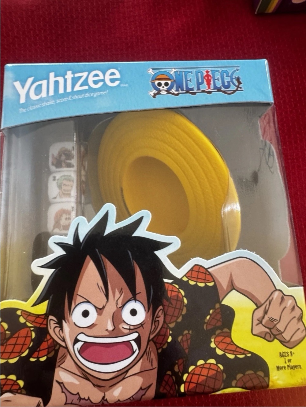 New Yahtzee One Piece Edition Fun Family Dice Game Hasbro